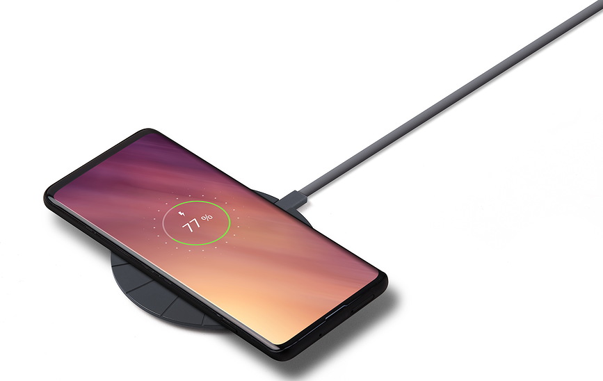 Bali Chargeur Sans Fil extra-plat, noir