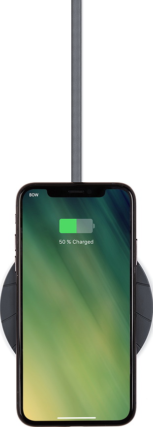 Bali Chargeur Sans Fil extra-plat, noir