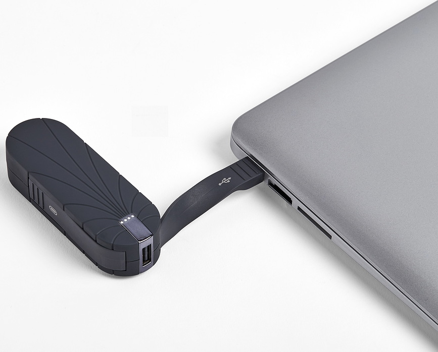 Bali Powerbank, 3000 mAh, μαύρο