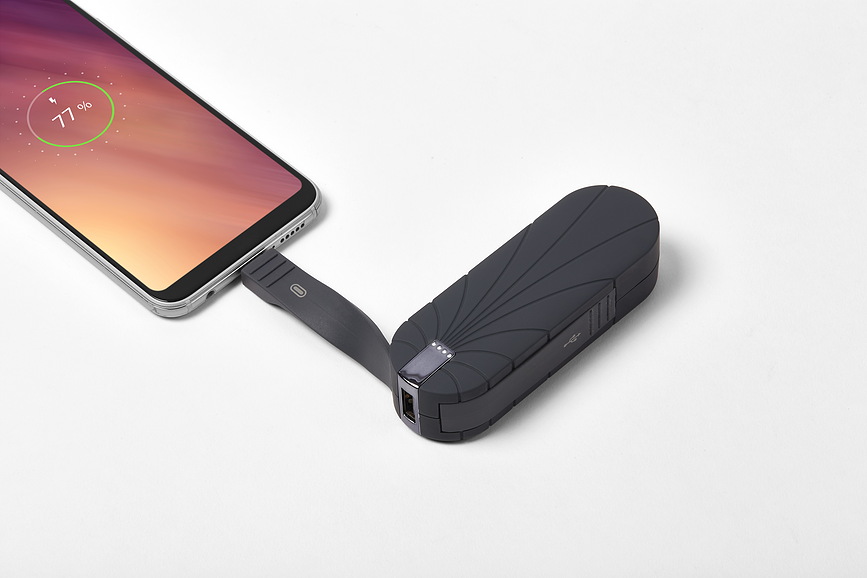 Powerbank Bali, 3000 mAh, negro