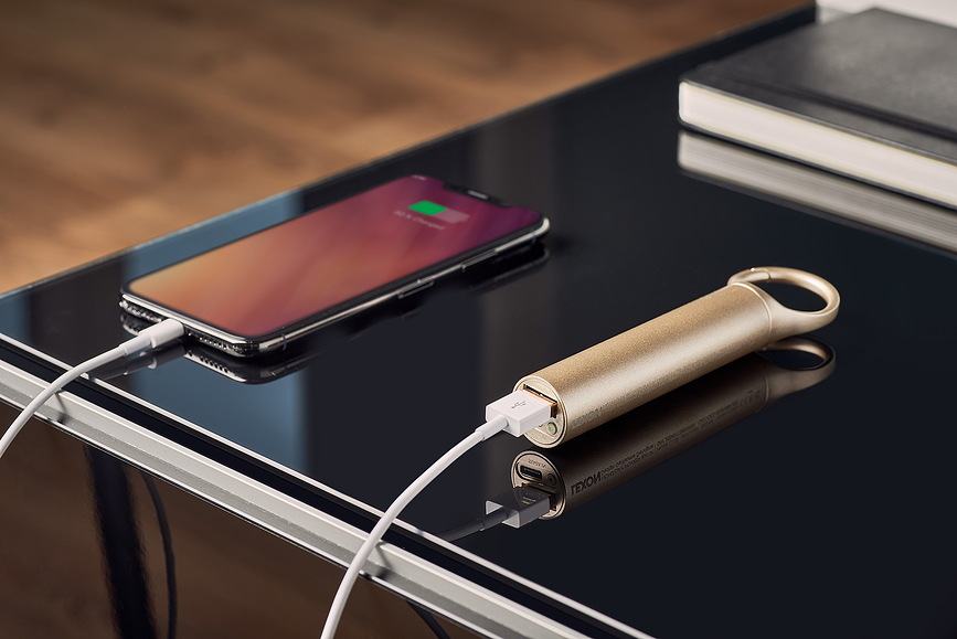 Powerbank Nomaday, 3000 mAh, dorado