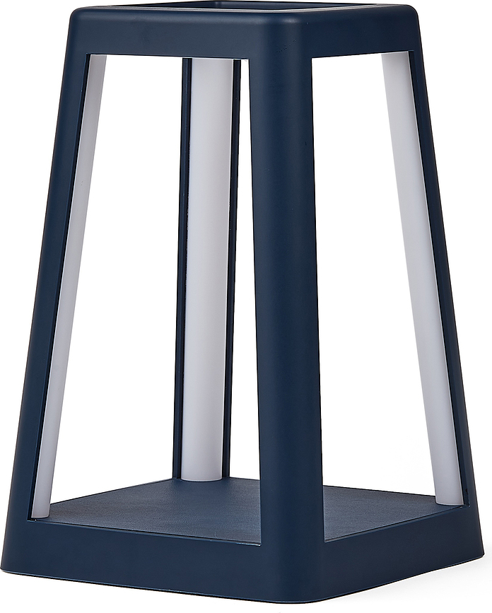 Belaidė lempa Lantern tamsiai mėlynos spalvos
