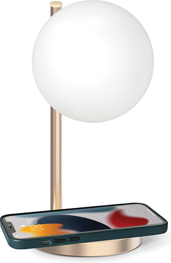 Bubble Lampe LED avec chargeur, rose clair