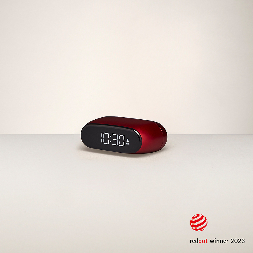 Minut Budilka, temno rdeča