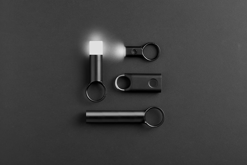 Candado de huella dactilar Nomaday, gris