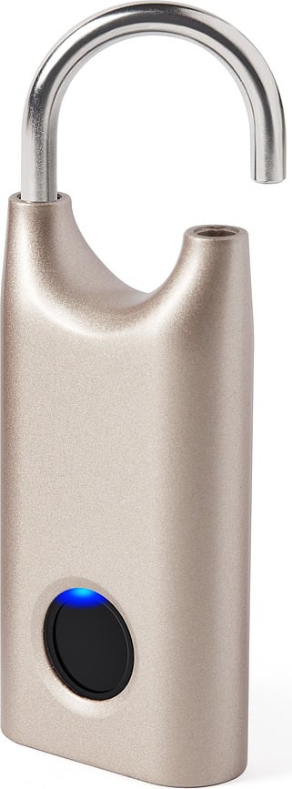 Candado de huella dactilar Nomaday, gris
