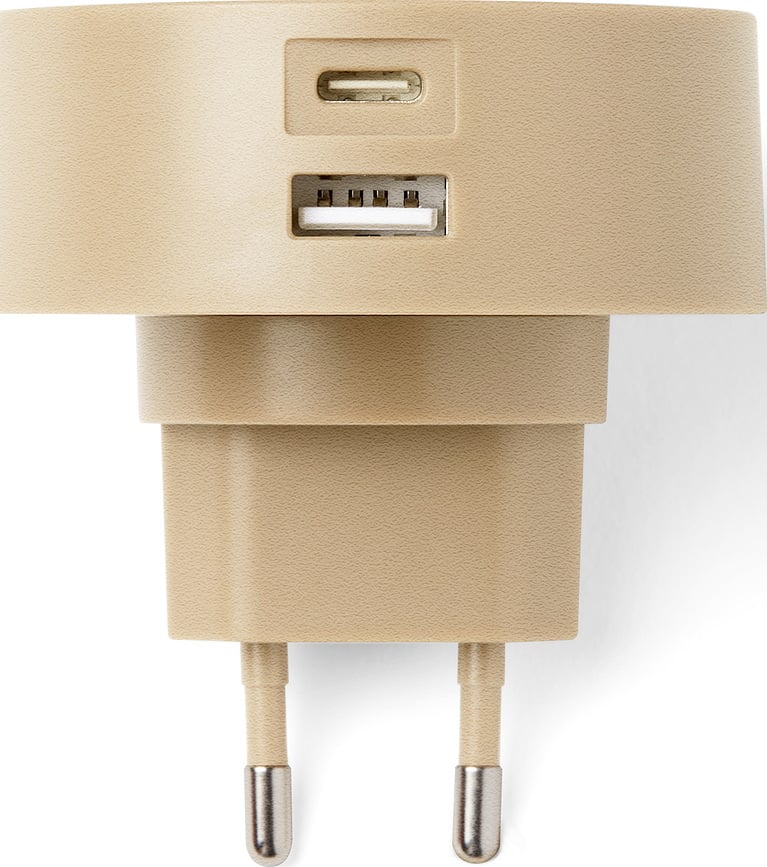 Cargador de baterías Poweron, blanco