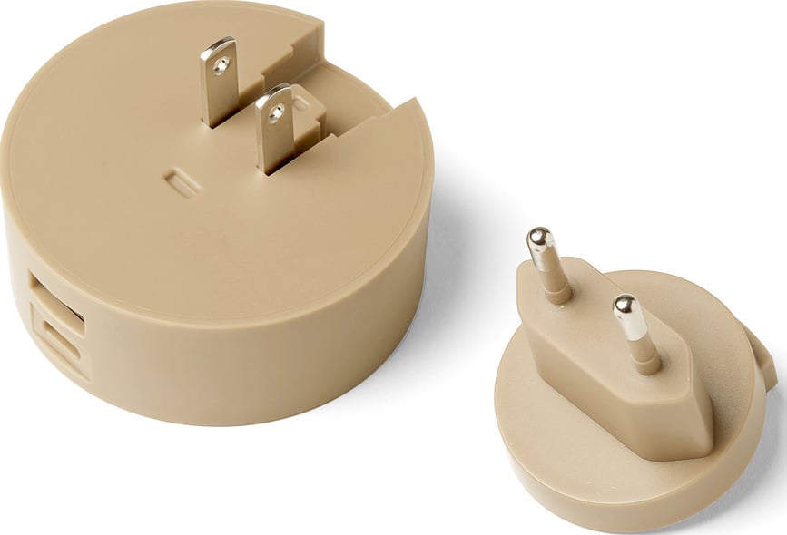 Cargador de baterías Poweron, blanco