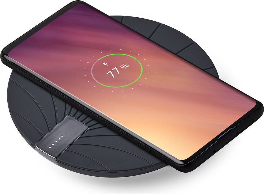 Cargador Inalámbrico con power bank Bali, 5000 mAh, blanco