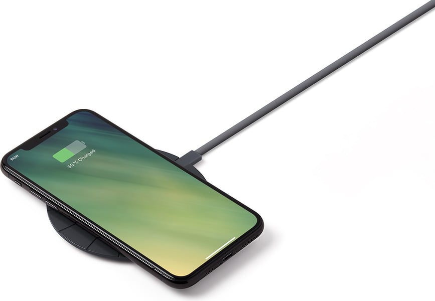 Cargador inalámbrico extra fino Bali, negro