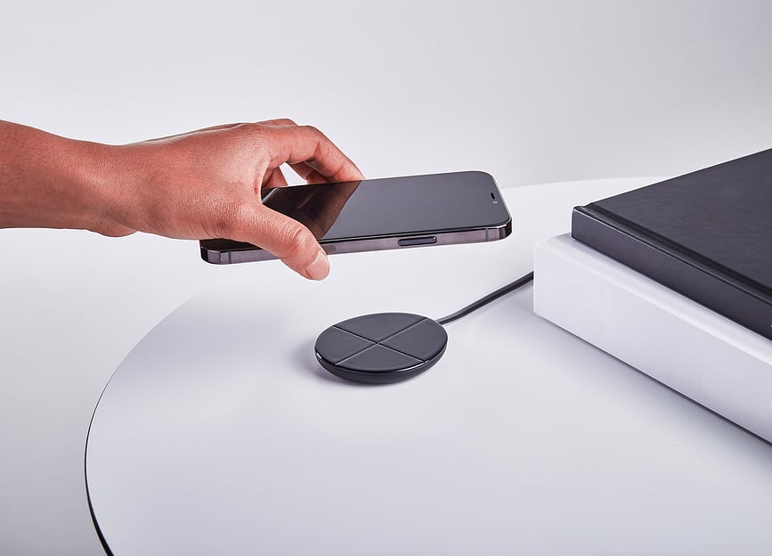 Cargador inalámbrico Uno Mini, negro