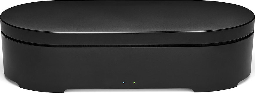 Caricabatterie senza fili Oblio Box nero con sterilizzatore UV