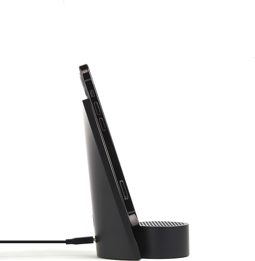 City Brezžični polnilnik z Bluetooth zvočnikom, zlati