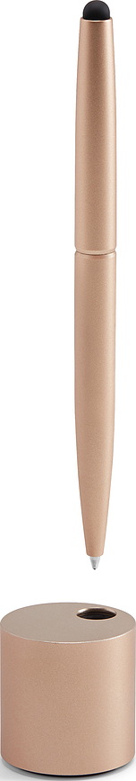 City Stylo Bille avec support, gris canon de fusil