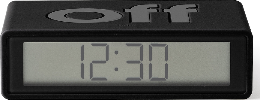 Despertador Flip+ Travel, amarillo