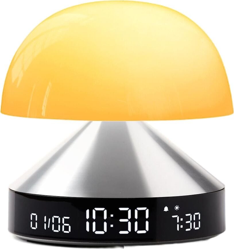 Despertador Mina Sunrise, azul claro