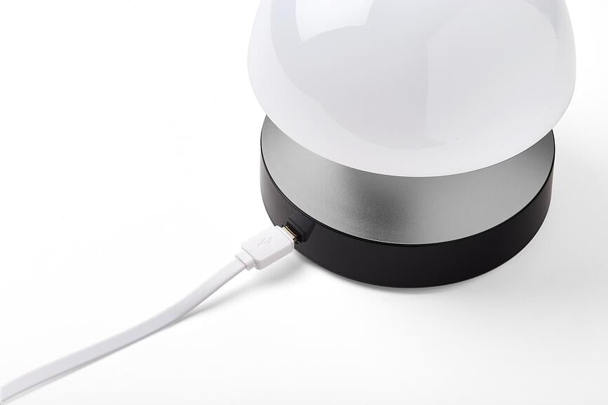 Despertador Mina Sunrise, azul claro