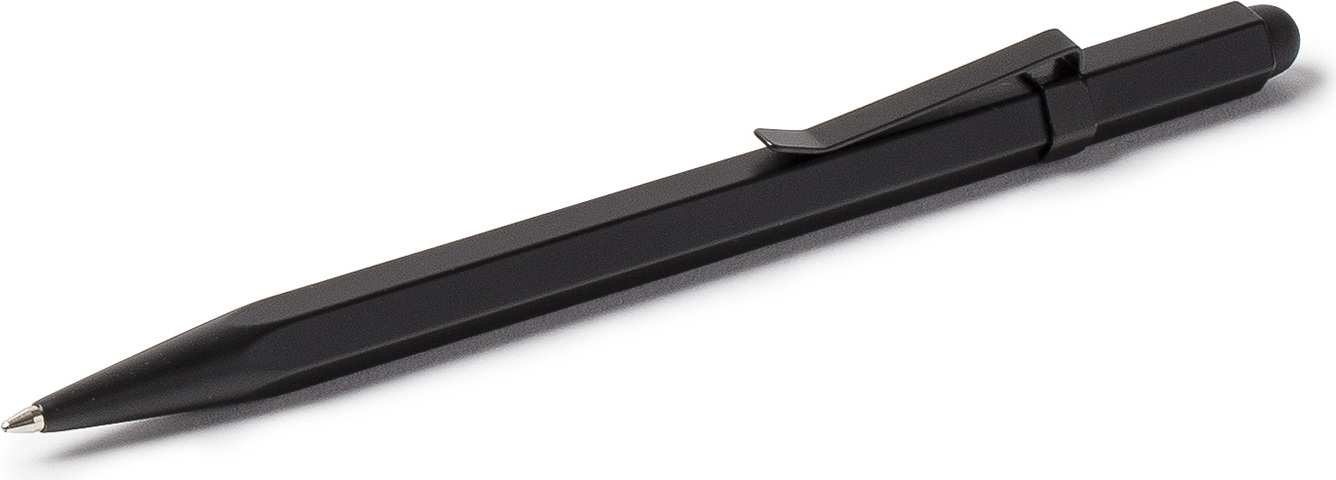 Długopis Bee 2 matowy czarny z rysikiem