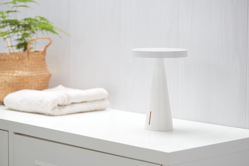 Dosificador de jabón Mano, dorado