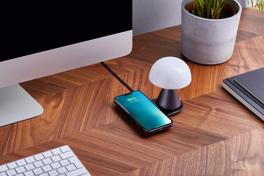 Duo Mini Chargeur sans fil, noir