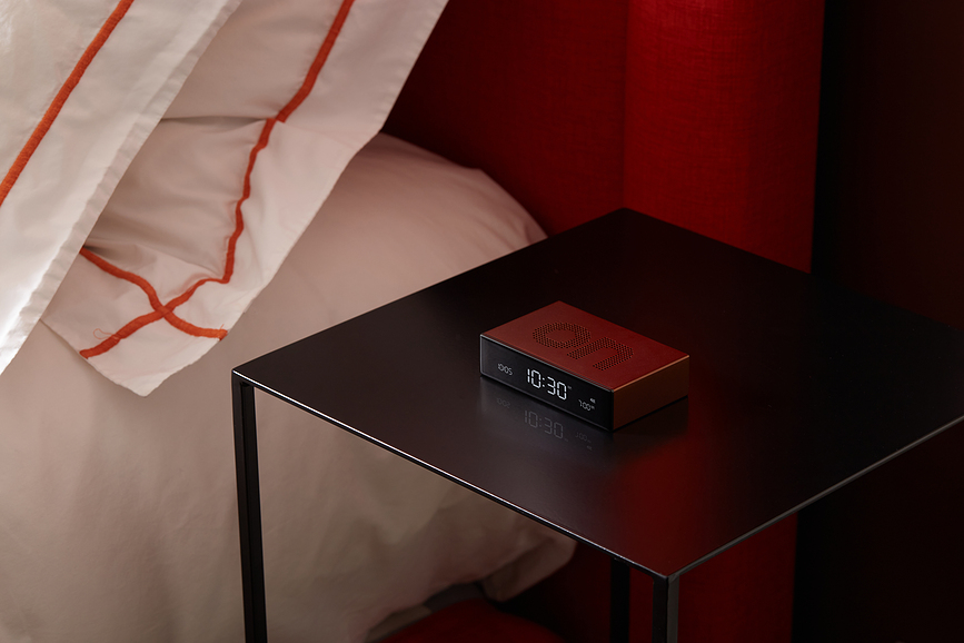 Flip Premium Budilka dvostranska, svetlo modra