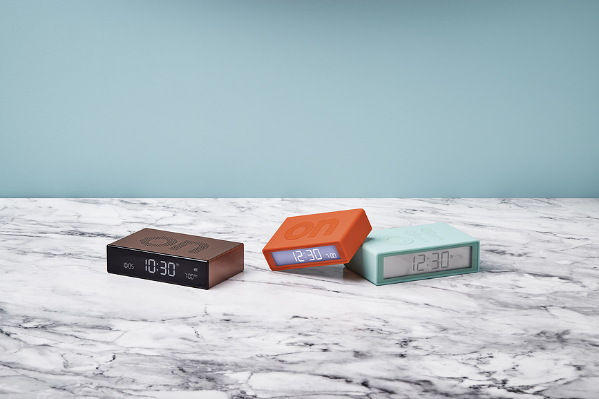 Flip+ Réveil de voyage, blanc