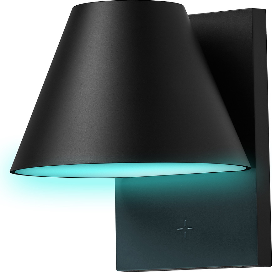 Hellonite Lampa solarna L crna