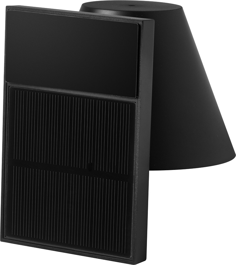 Hellonite Lampa solarna L crna