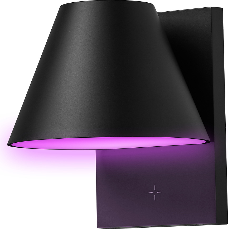 Hellonite Lampa solarna L crna