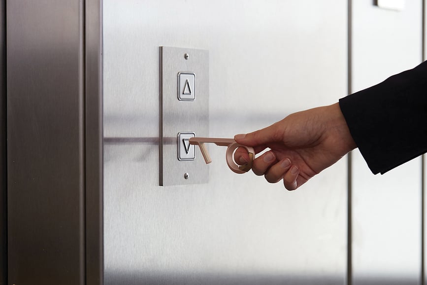 Horizon Odpirač za vrata brezstični, gunmetal