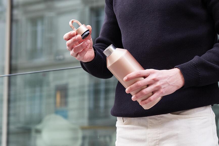 Horizon Παγούρι θερμός, 500 ml, σκούρο ασημί