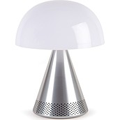 Lampa LED Mina Audio L aluminium z głośnikiem bluetooth