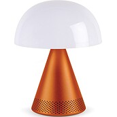 Lampa LED Mina Audio L pomarańczowa z głośnikiem bluetooth