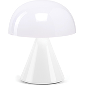 Lampa LED Mina mini błyszcząca biała z tworzywa