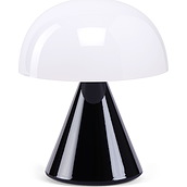 Lampa LED Mina mini błyszcząca czarna z tworzywa