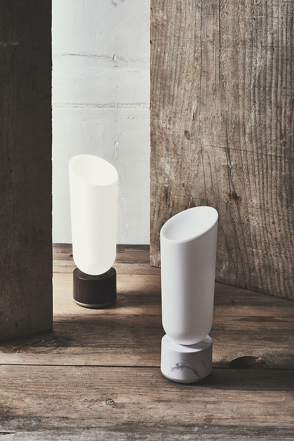 Lámpara de Mesa Miami Light, de mármol negro