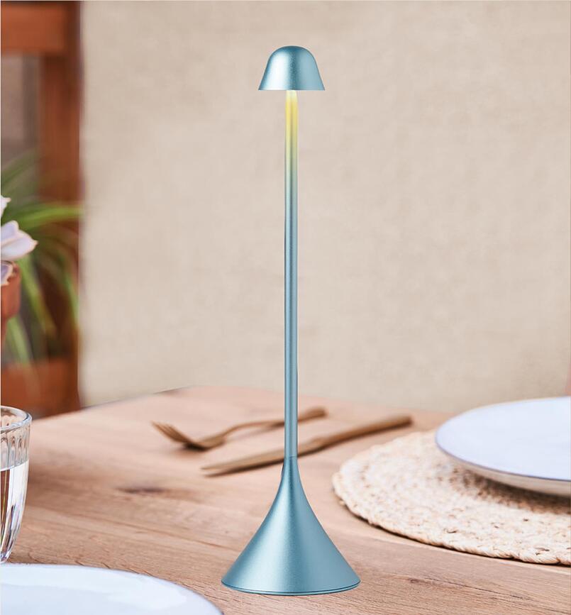 Lámpara de Mesa Steli Bell, rosa claro