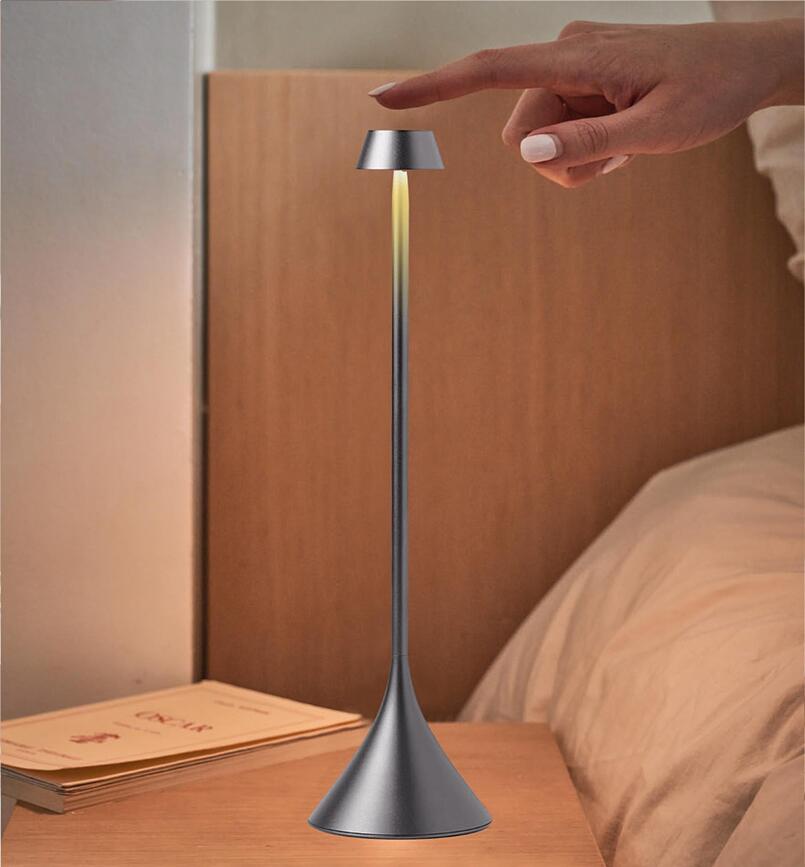 Lámpara de Mesa Steli Shade, marrón