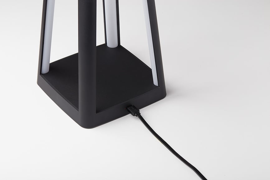 Lámpara inalámbrica Lantern, negra