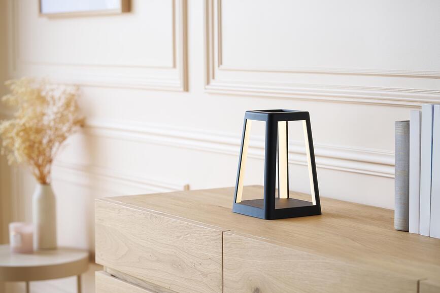 Lámpara inalámbrica Lantern, negra