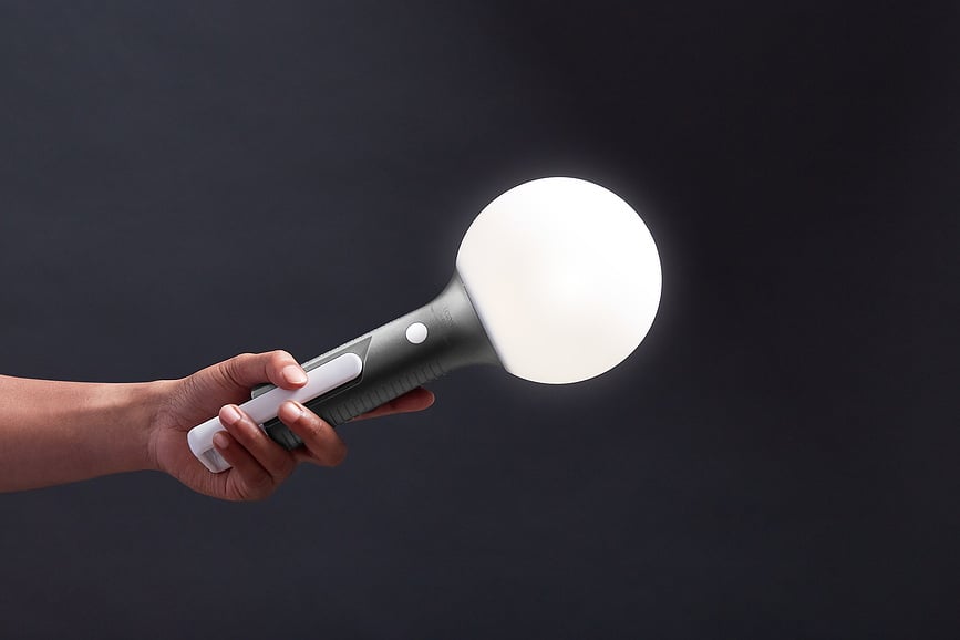 Lámpara LED Bolla+, blanca