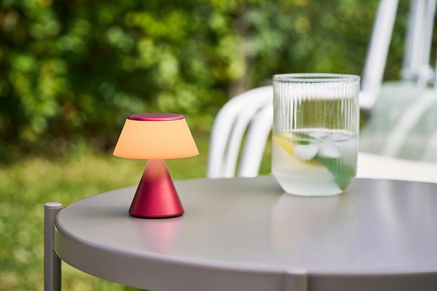 Lámpara LED Luma S, verde oscuro