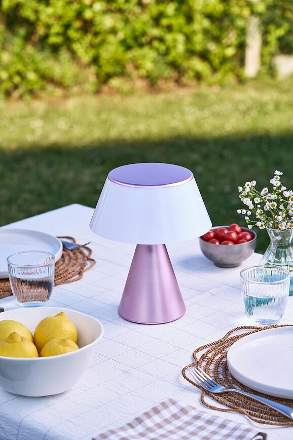 Lámpara LED Luma XL, plata oscura