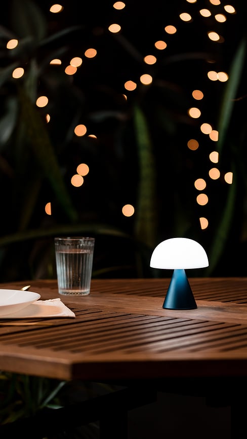 Lámpara LED Mina M, verde oscuro