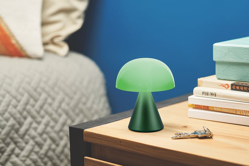 Lámpara LED Mina M, verde oscuro