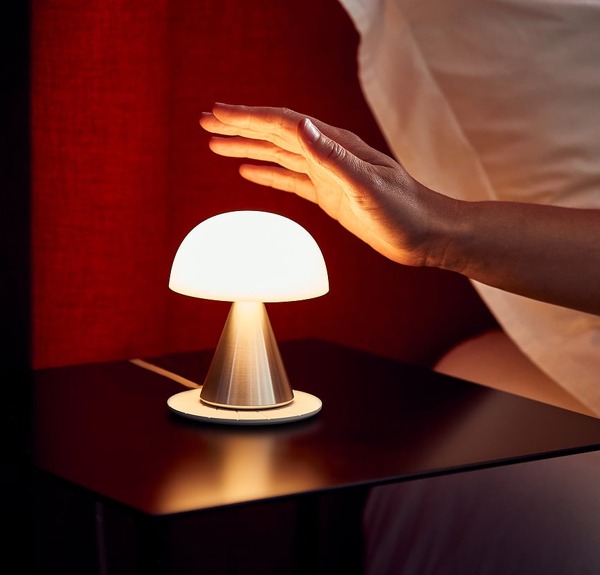 Lámpara LED Mina M, verde oscuro