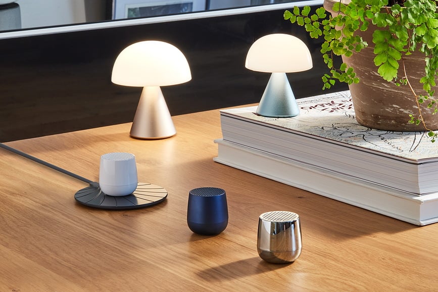 Lámpara LED Mina, mini, verde oscuro