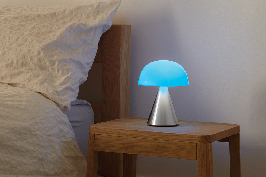 Lámpara LED Mina L, rosa claro