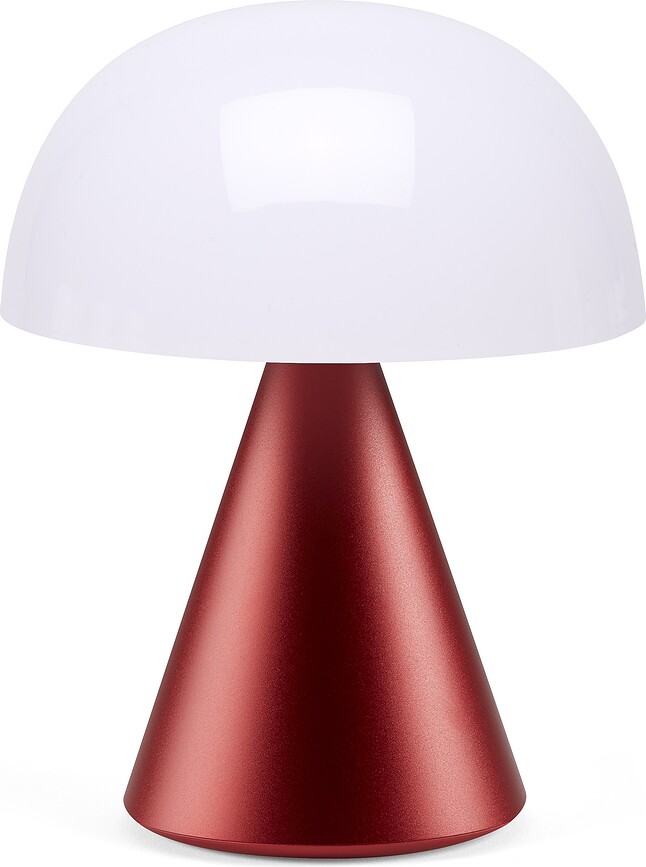 Lámpara LED Mina, talla L, rojo oscuro