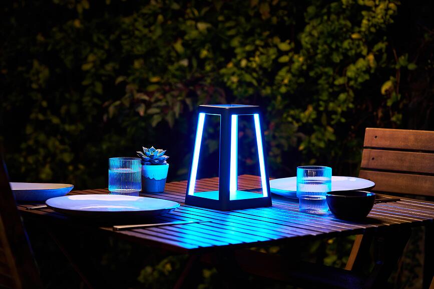 Lantern Lampa bežična crna